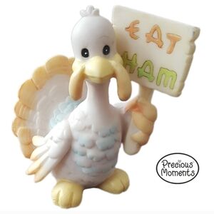 Precious Moments “Eat Ham” Turkey Figurine – Discontinued Country Lane